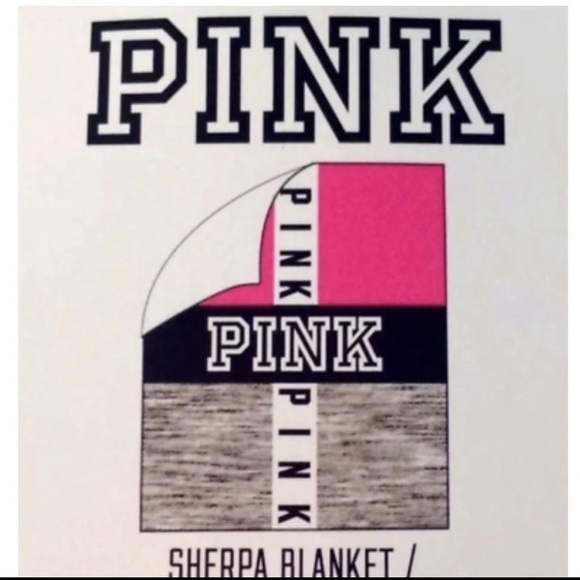 VS VICTORIA SECRET PINK ON FLEEK SHERPA - Picture 1 of 2